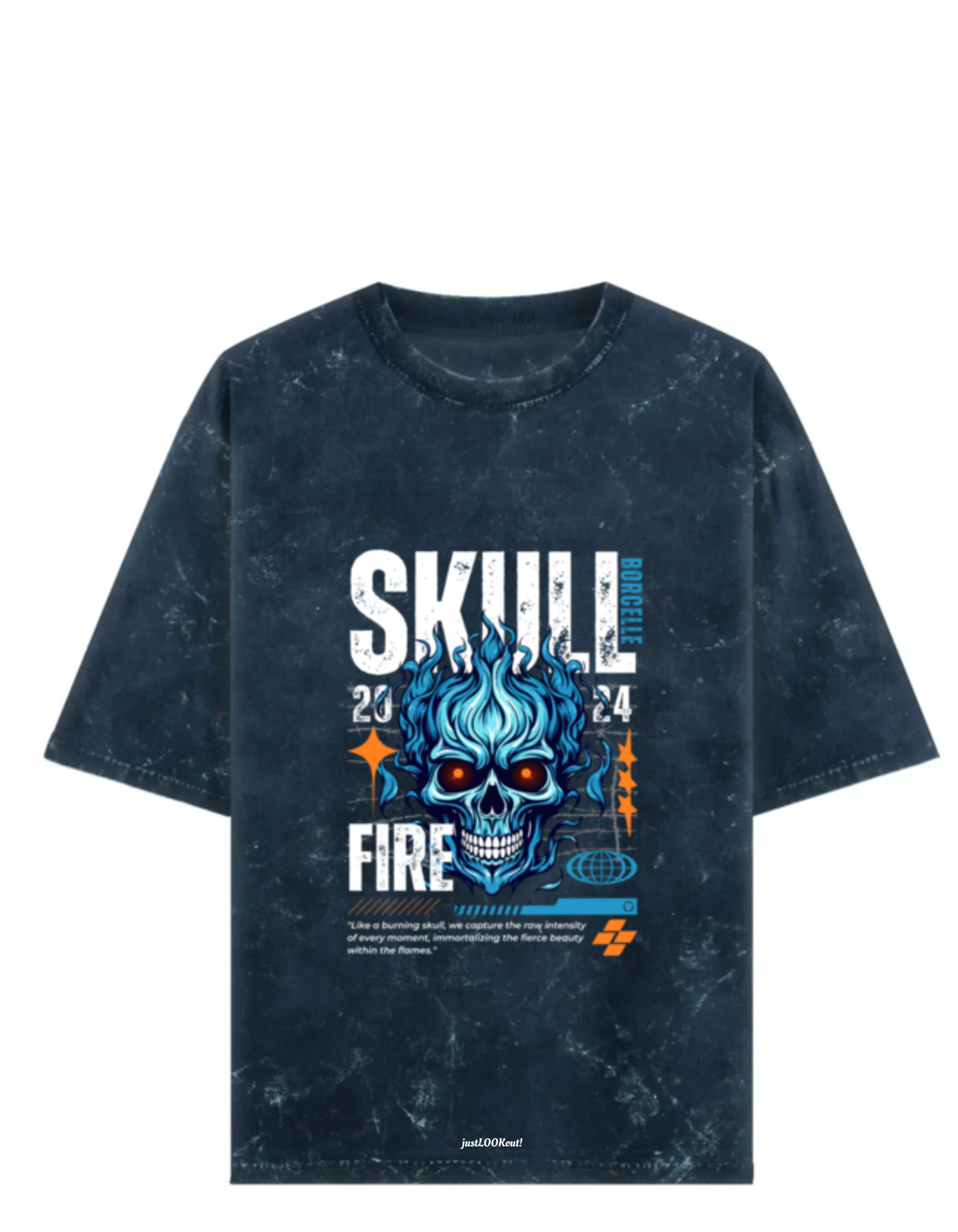 Acid Wash Oversized Tee
