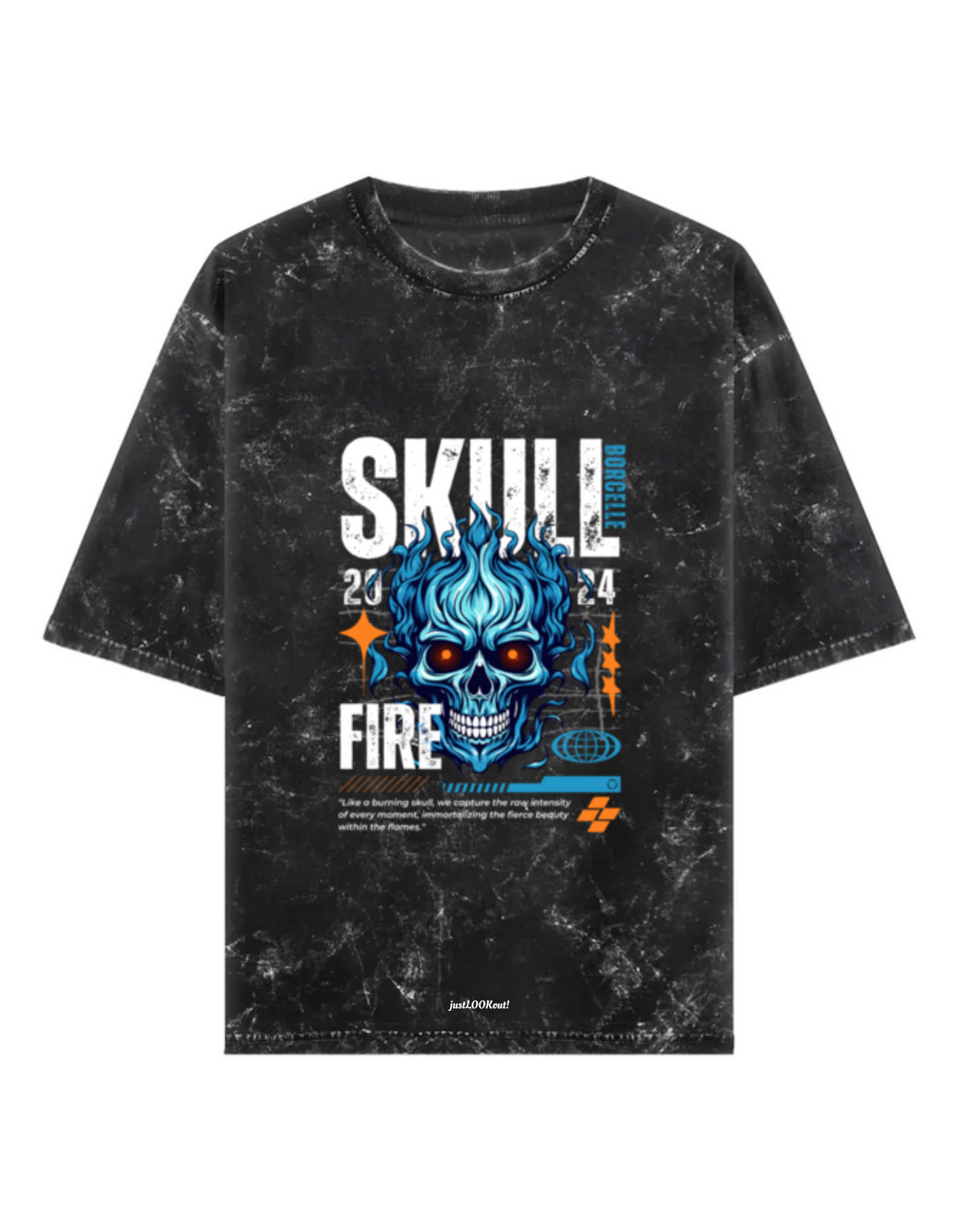 Acid Wash Oversized Tee